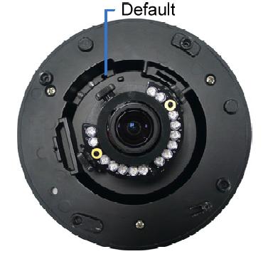 factory reset axis dome camera