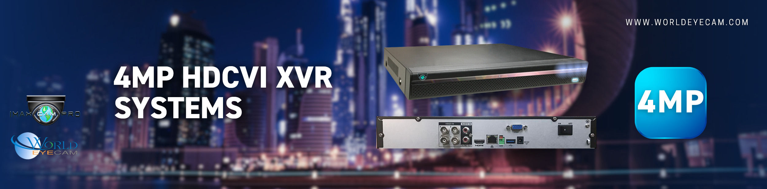 4MP HDCVI XVR Systems