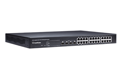 24-Port Gigabit 802.3at Web Management PoE