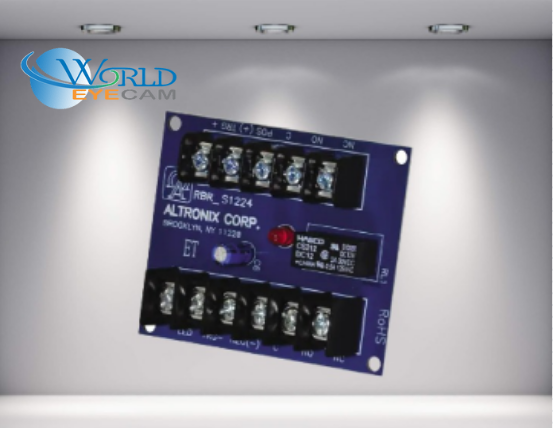 Relay Module, Toggle/Ratchet Relay, 12/24VDC, DPDT @.5A - 120VAC or 2A - 28VDC