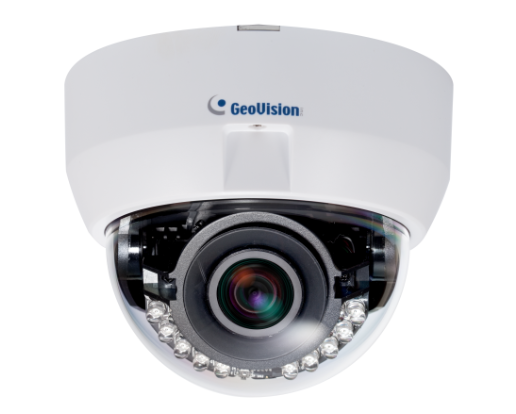 Geovision GV-FD8700-FR 8MP H.265 Low Lux WDR IR Fixed IP Dome