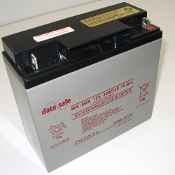 NPX-80FR 12 Volt/80 Watts per Cell Sealed Lead Acid Battery with M5 Nut/Bolt Connector - Flame Re...