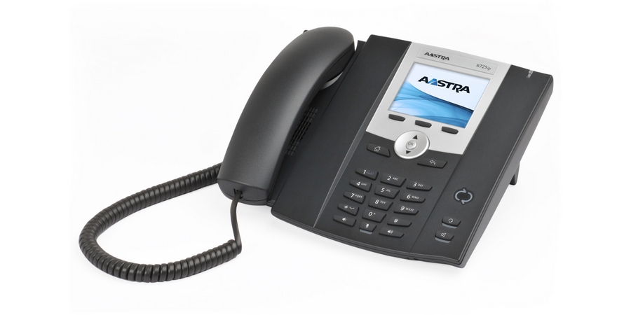 Full Featured IP Phone Optimized For Use With Microsoft(TM) Lync - Black