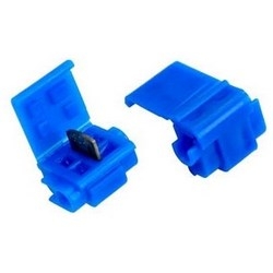 Insulation Displacement Connector, Run and Tap, 600 Volt, 18 to 16 AWG (Solid/Stranded), 14 AWG (...