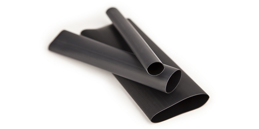 3M Heat Shrink Flexible Polyolefin Tubing EPS200-1/4-48"-Black-12 Pcs, 48 in length sticks, 12 pieces