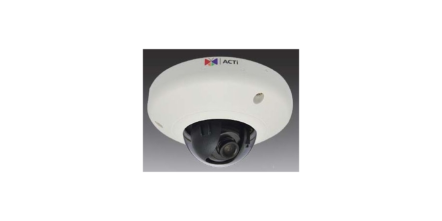 Dome Camera, Mini, Indoor, H.264/MJPEG, 2592 x 1944 Resolution, F2.0 Fixed Focus/Iris 2.93 MM Len...