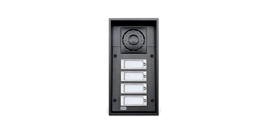 IP Intercom, 4-Button, 12 Volt DC, 2 Ampere, 109 MM Width x 83 MM Depth x 217 MM Height, 10 Watt Speaker, With HD Camera