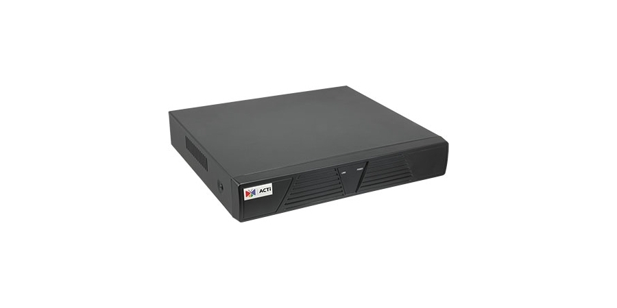 Network Video Recorder, Standalone, 4-Channel, 1-Bay, Desktop, H.264 Compression, 10.2" Width x 9...