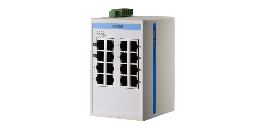 Industrial Ethernet Switch, 16x10/100Mbps ports