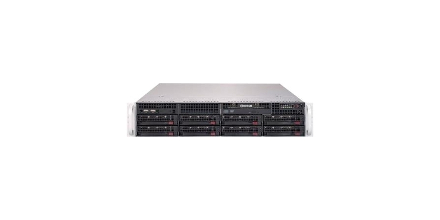 Network Surveillance Recorder, Divar, 2U, 8 x 6 TB HDD, 100/240 Volt AC, 50/60 Hertz, RAID-5, For 128-Channel