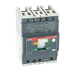 3 pole, 20 amps rated at 240-480V AC, Tmax molded case circuit breaker with a thermal magnetic trip device and 35kA at 480V AC interrupt current rating