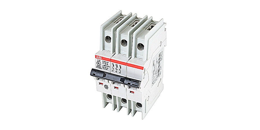 3-pole Miniature Circuit Breaker MCBs - S200UP, Tripping characteristic K, 10 rated current