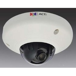 Dome Camera, Mini, Indoor, H.264/MJPEG, 2592 x 1944 Resolution, F2.0 Fixed Focus/Iris 2.93 MM Lens, 2.91 Watt, PoE