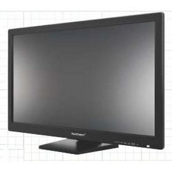 LED Monitor, 27" Diagonal, 1920 x 1080 Resolution, 16:9 Aspect Ratio, 30 Watt, 12 Volt DC, 25.6" Width x 8.3" Depth x 17.7" Height, With HDMI/VGA/BNC