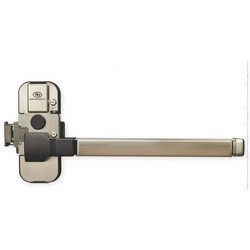 Pedestrian Door Lock Assembly Panic, Type-4, 2740B, Full Crash Bar, Electronic with Key Bypass Access Control Integration, #2 Strike, For Conference Room