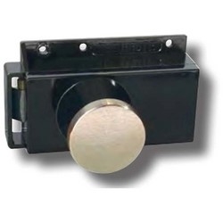 Electronic Door Deadlatch, 24 Volt DC, 5.5 to 6.5 Ampere, Surface Mount, With #2 Strike, For Outswing Door