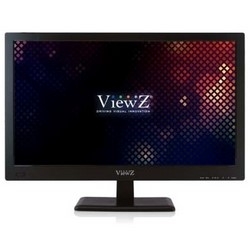 CCTV LED Monitor, Full HD, DVI/VGA/HDMI, 23.6" Screen, 1920 x 1080 Resolution, 16:9 Aspect Ratio, 1000:1 Contrast Ratio, 100 to 240 Volt AC, 12 Volt DC, 28 Watt, Black