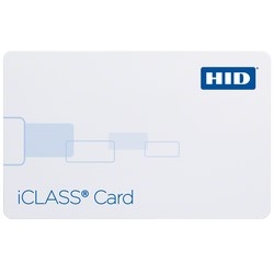 iCLASS Card, 2k Bits (256 Bytes) w/ 2 App Areas, Programmed w/ SIO & Std iCLASS Access Control App, Front: Plain White Gloss Finish, Back: Plain White Gloss Finish w/ Magnetic Stripe, Sequential Matching Encoded/Print, No Slot Punch