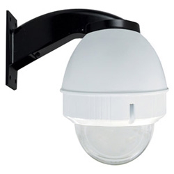 Outdoor Dome Housing for Unitized PTZ Cameras, White, Including WV-CS584 - Wall Mount