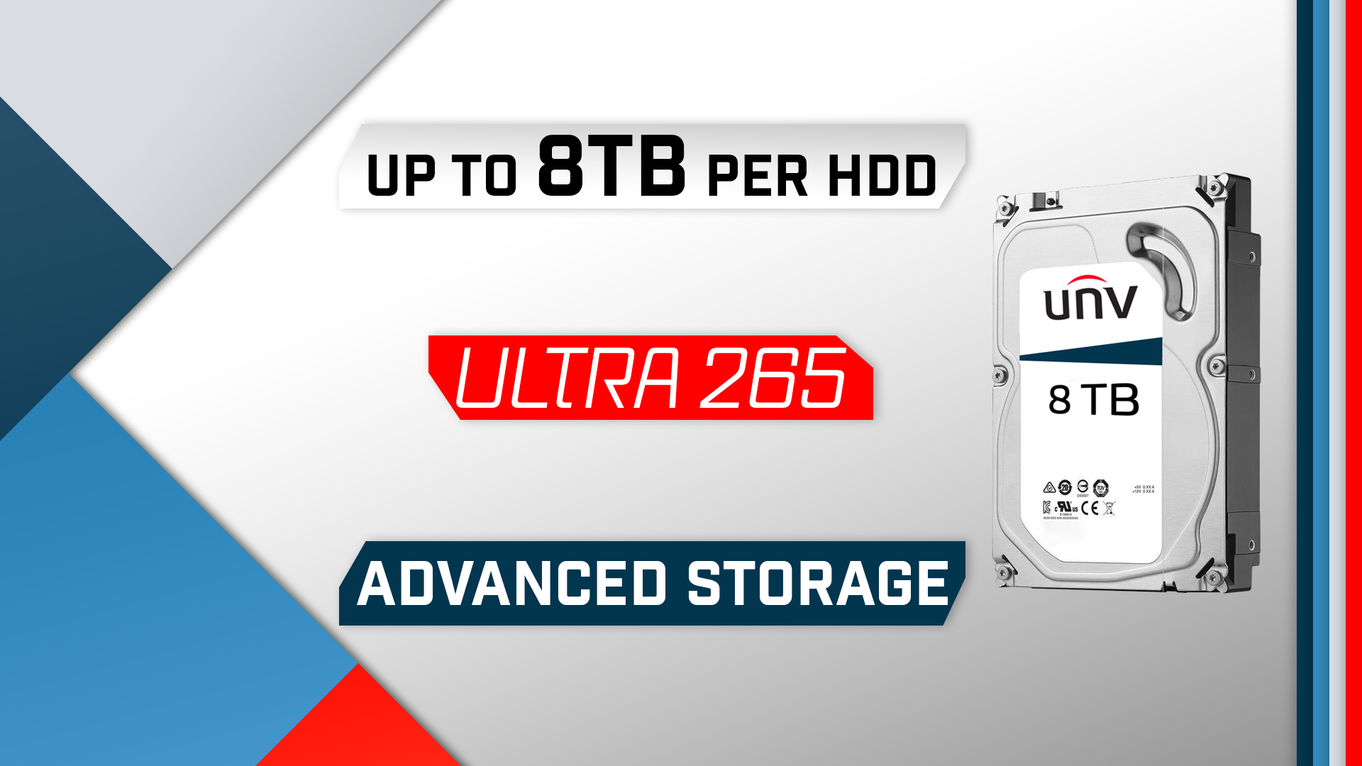 UNV 8TB HDD