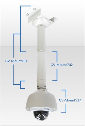 GV-EFD3101 3MP H.264 Super Low Lux WDR Pro IR Fixed IP Dome