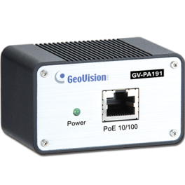 GV-PA191  GV-PA191 POE Adaptor (PoE Injector/Single IP camera only. For clients who do not have  PoE switch/router)