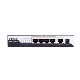 WEC-POE4 - Z-Power 4 Port 802.3at/af PoE Plus Switch, 15.4W/30Watt Per Channel