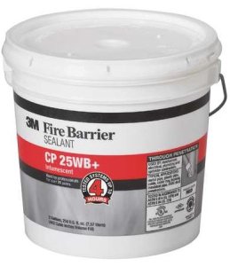 Fire Barrier Sealant CP 25WB+, 2 gallon, Pail, 1/case