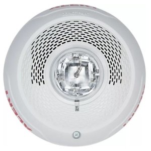 System Sensor SPSCWLED-CLR-ALERT L-Series Indoor Speaker Ceiling-Mounted LED Strobe, "ALERT", Whi...