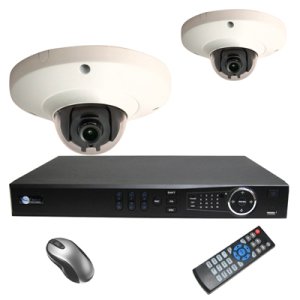 2 HD 2 Megapixel Dome 2MP NVR Kit for Business Commercial Grade