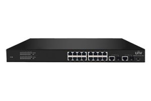 NSW2000-16T2GC-POE Uniview - UNV - 16-Port PoE Switch 30W/per port 250M (928 ft) PoE Length Jumbo...