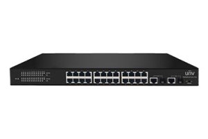 NSW2000-24T2GC-POE Uniview - UNV - 24-Port PoE Switch 30W/per port 250M (928 ft) PoE Length Jumbo...