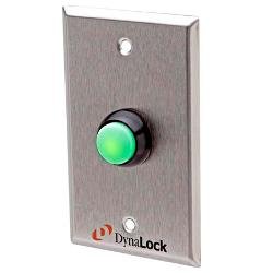 6171-BBX-US32D Dynalock 6170 Series Weatherproof Surface Back Box Pushbuttons, Standard-Brushed Stainless Steel