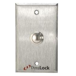 6280 Dynalock Pushbutton 1'' Diameter Stainless Steel Vandal/Weather Resistant Button