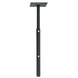 CMA100 8" (203 mm) Ceiling Plate with Adjustable 1.5" NPT Column, Black