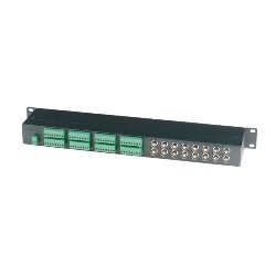 CVPD-16 16 PORT PASSIVE 1 U RACK MOUNT VIDEO AND PTZ BALUN HUB