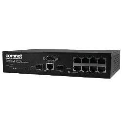 CWGE9MS Commercial Grade 9 Port Gigabit Managed Ethernet Switch with (7) 10/100/1000TX + (2) 100/1000FX or 10/100/1000TX SFP Ports
