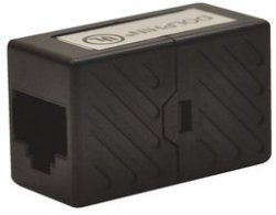 DC-IC5E2-B-10 Cat 5e In-Line Coupler, UTP (Black) 10 Pack Qty