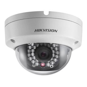 DS-2CD2114WD-I-4MM Hikvision 4mm 25FPS @ 1280 x 720 Outdoor IR Day/Night WDR Dome IP Security Camera 12VDC/POE