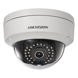 DS-2CD2142FWD-ISB-2.8MM Hikvision 2.8mm 30FPS @ 1920 x 1080 Outdoor IR Day/Night Dome IP Security Camera 12VDC/POE - Black