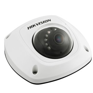DS-2CD2512F-IS-4MM Hikvision 4mm 30FPS @ 1280 x 720 Outdoor IR Day/Night WDR Dome IP Security Camera 12VDC/PoE