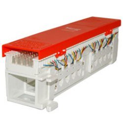 IC06626P4C 66 WIRING BLOCK, 12-JACKS, 6P4C 