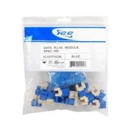 IC107F5CBL CAT 5e, HD, 25 PK Modular Connector, Blue