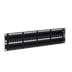 ICMPP48CP6 Patch Panel, CAT 6, Feed-Thru 48-P, 2RMS