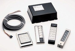 KE-265-34K Keyless Entry Access Control, 12 Pad 3x4, Black Bezel