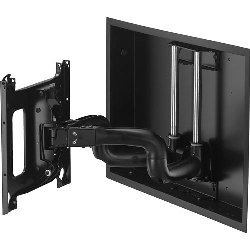 PNRIW2000B Universal Flat Panel Dual Swing Arm Wall Mount (Black) 