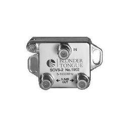 SCVS-2 Blonder-Tongue Splitter, 2 Way, Solder Back, 5-1000 MHz, L Style