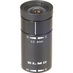 Elmo T204D 4mm, f/2 Lens for 1/2-Inch CCD Micro Cameras with 17mm Mount