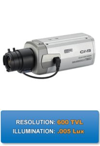 CNB-BBM-24F CNB 1/3" Sony SuperHAD CCD II Color Day/Night Camera 600TVL Dual Voltage