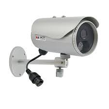 Bullet Camera, Full HD, Day/Night, Outdoor, H.264/MJPEG, 2592 x 1944 Resolution, F4.2/F1.8 Fixed Focal Lens, 4.88 Watt, PoE, With IR LED